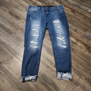 Torrid jeans distressed denim size 16 Regular 2386